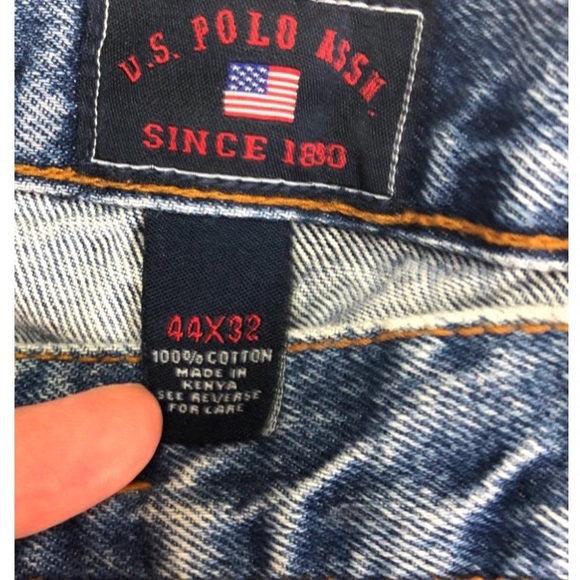 U.S. Polo Assn. Jeans Straight Leg Jeans Cotton - Picture 8 of 9